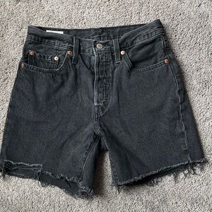 Levi's Black Jean Shorts for Women